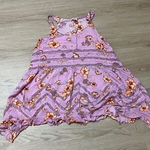 Free People Intimate Lavender Floral Dress
